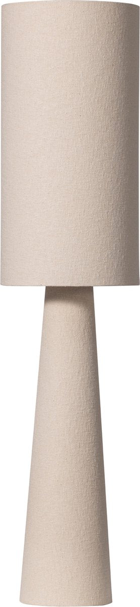 Lampadaire Woood loft - métal bouclé - naturel - 130xø30 cm
