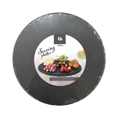 Excellente vaisselle de service en ardoise ø28cm
