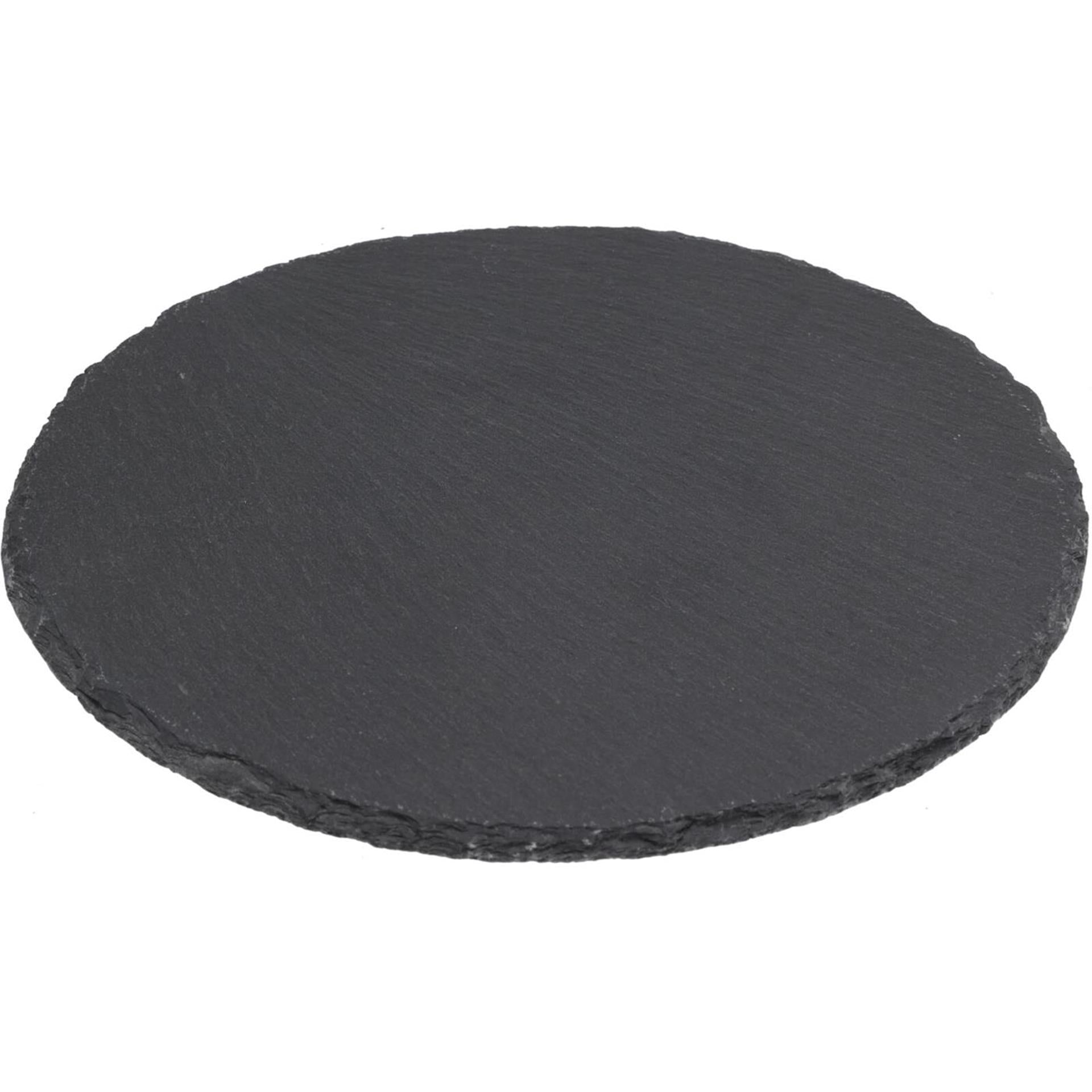 Plateau de service Excellent Houseware en ardoise ø20cm