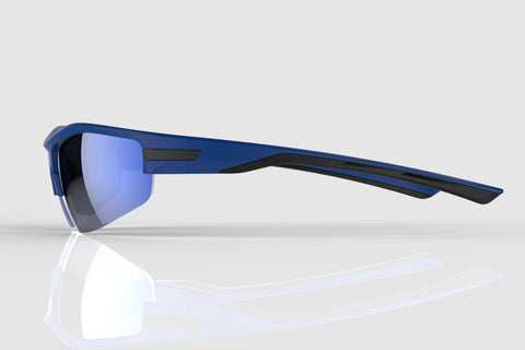 Lunettes de soleil Mirage Sport Bleu avec des lunettes bleues