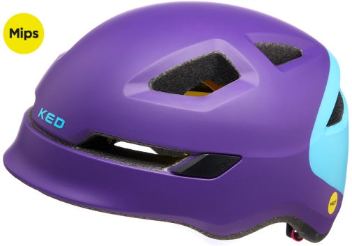 Casque de vélo mips pop - petit (48-52 cm) - ciel violet