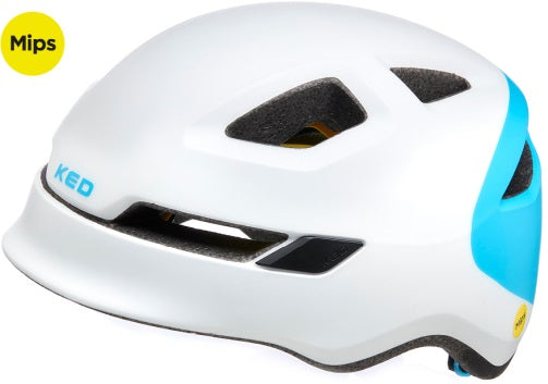 Casque de vélo mips pop - petit (48-52 cm) - bleu blanc
