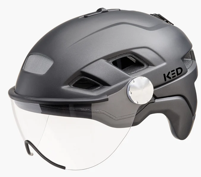 Casque de vélo Ked B-Vis X-Lite M (52-58cm) -Black Metallic Matt