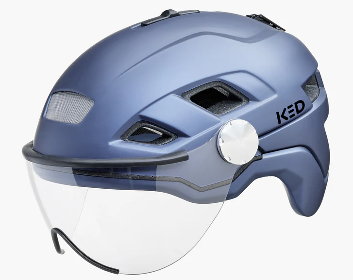 Casque de vélo Ked B-Vis X-Lite M (52-58cm) -Blue Metallic Matt