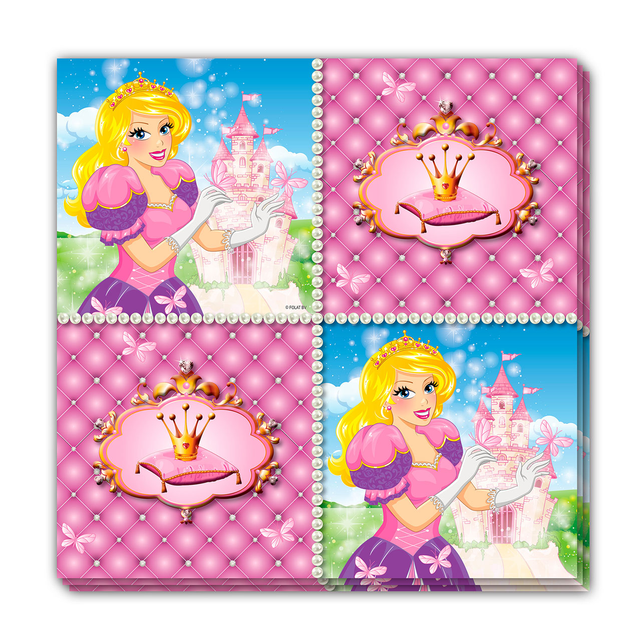 FOLAT BV Princess Napkins, 16e.