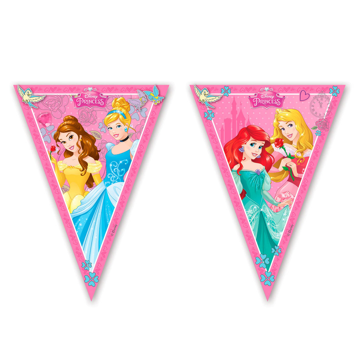 Ligne de drapeau de la princesse Disney