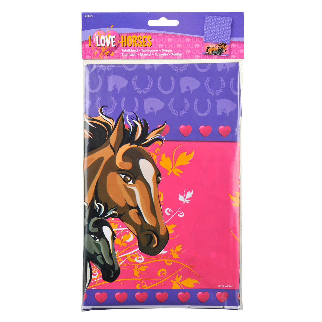 Couches folates de chevaux