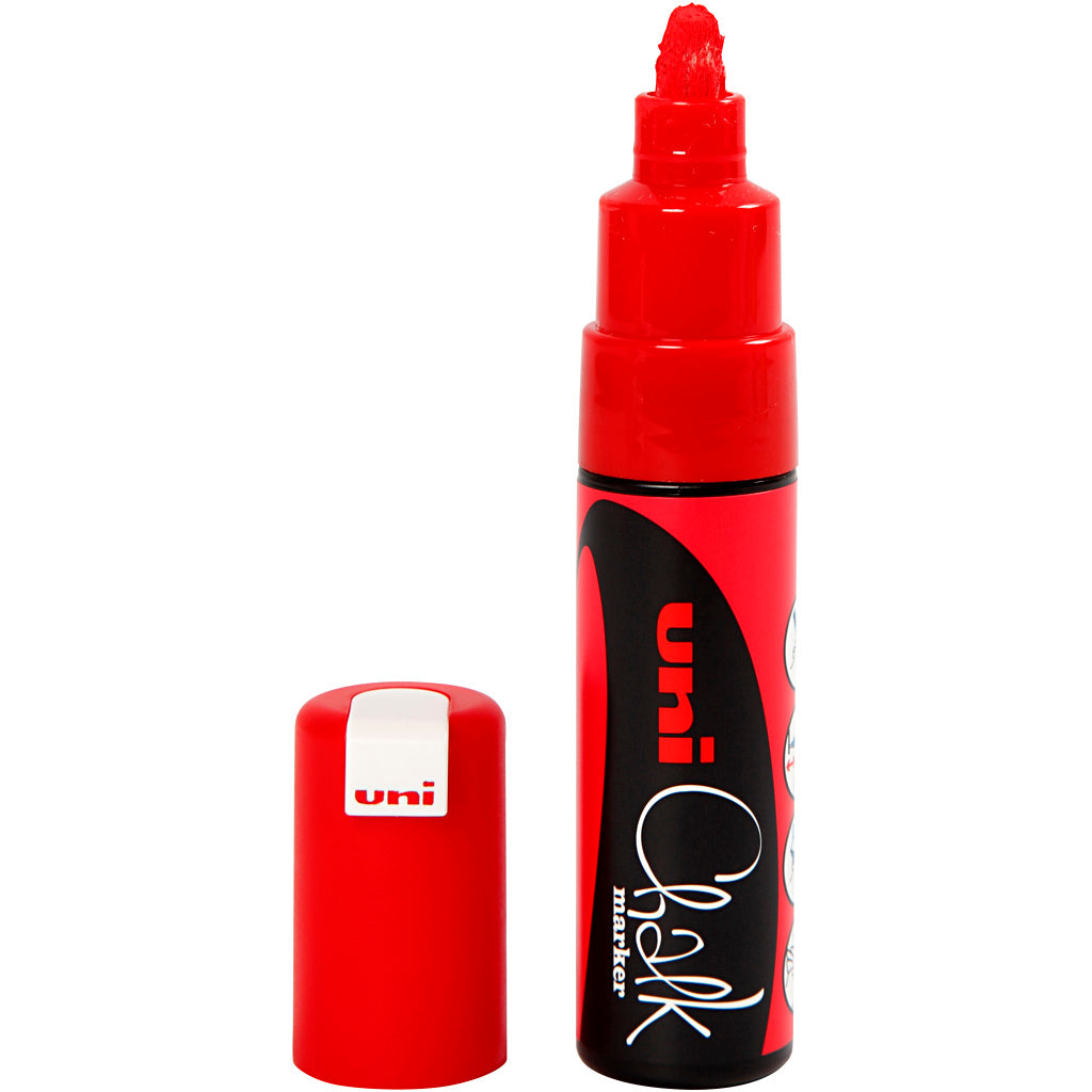 Marqueur de craie Uni-Posca, épaisseur de ligne 8 mm, rouge, 1 pièce