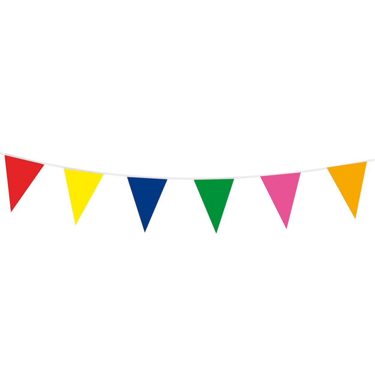 Ligne de drapeau coloré folat, 10mtr.