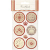 Autocollants Vivi Gade, feuille 9x14 cm, 4 feuilles différentes 1 boîte