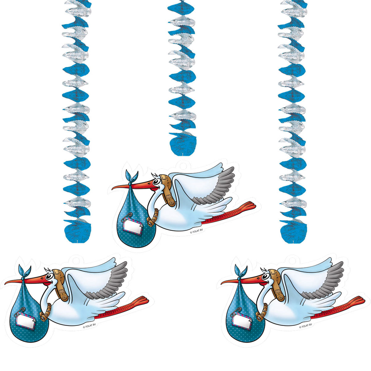 FOLAT BV Blue Hanging Decoration, 3rd.