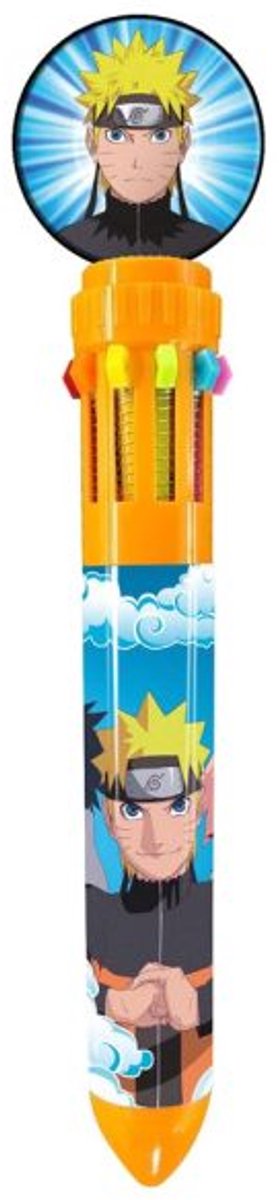 Stylo multicolore Naruto (10-en-1) sans marque