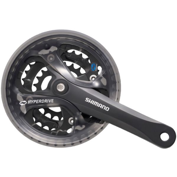 Shimano Craket Set 7 8 Speed ​​Acera FC-M361 avec un bras de manivelle de 175 mm 42 x 32 x 22t noir