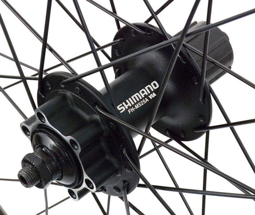 Roue arrière 29 shimano 6 boulons deore fh-m525 rodi black rock sur mesure