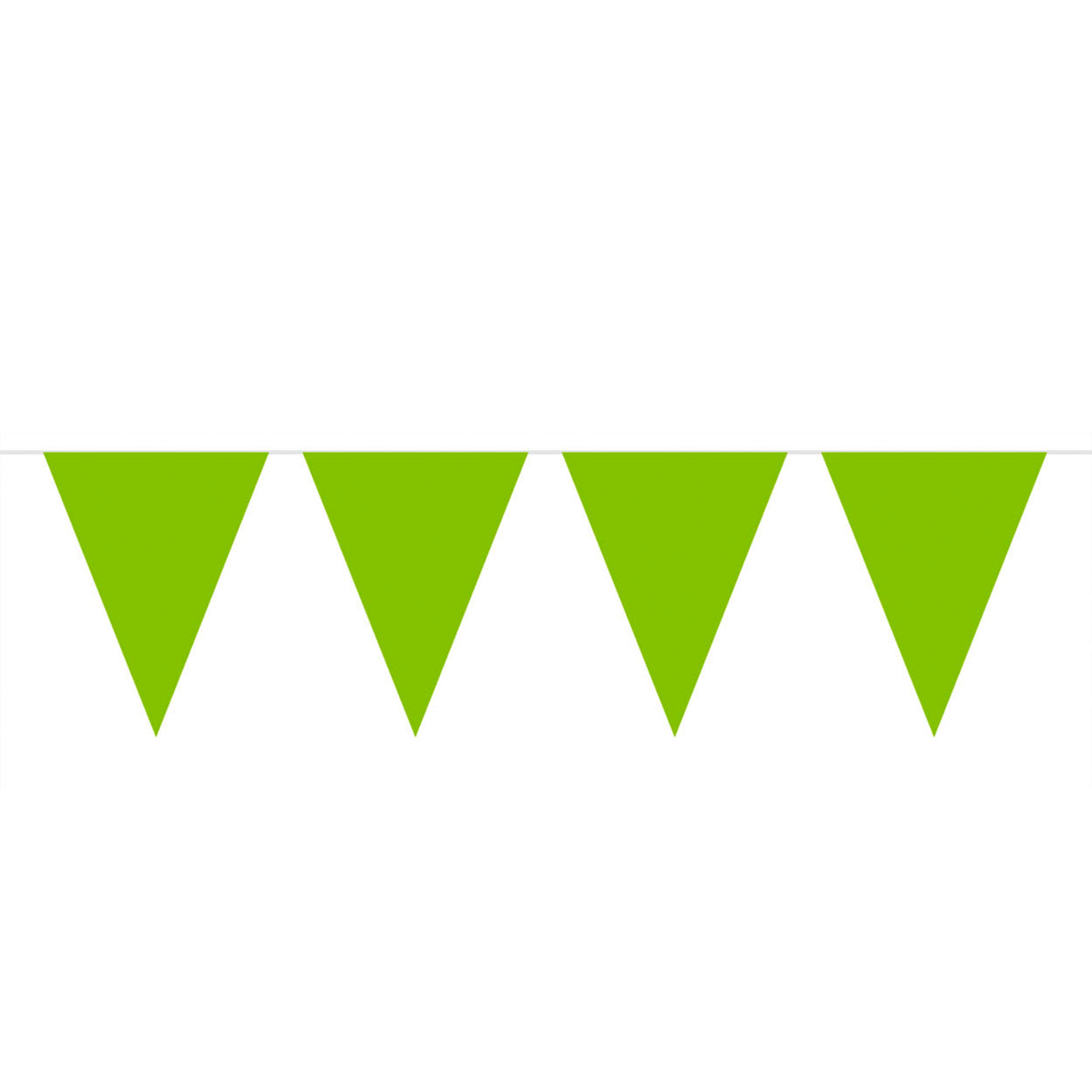 FOLAT BV Lime Green Mini Flag Line, 3mtr.