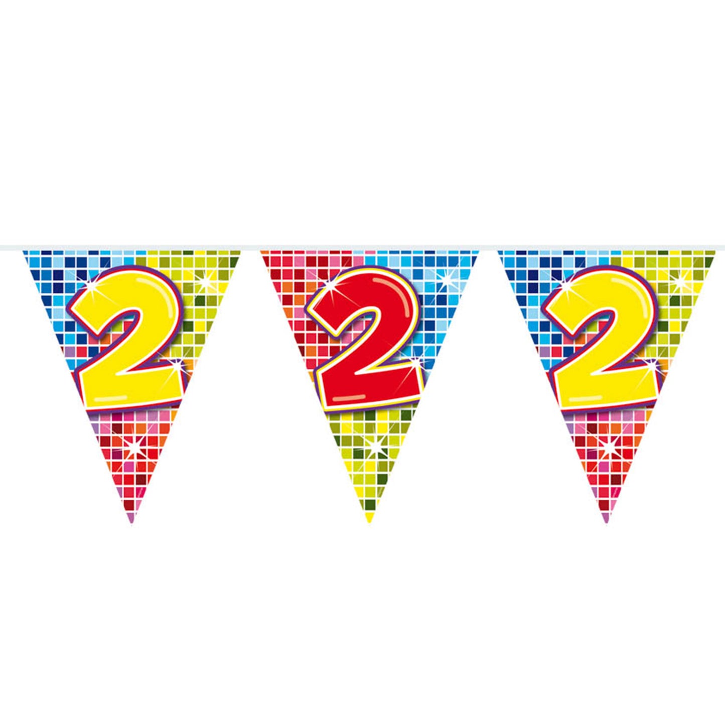 MINI FLAG LINE BLOCS 2 ans, 3mtr.