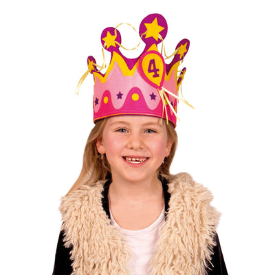 Girl de tissu de la couronne, âgé de 1 à 5 ans
