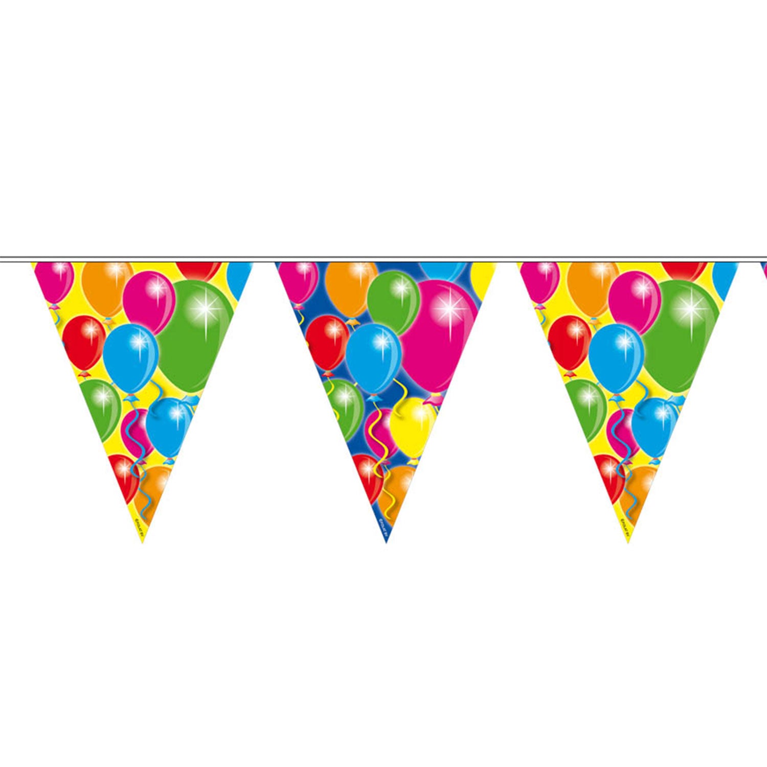 Ballons de ligne de drapeau, 10 mtr.