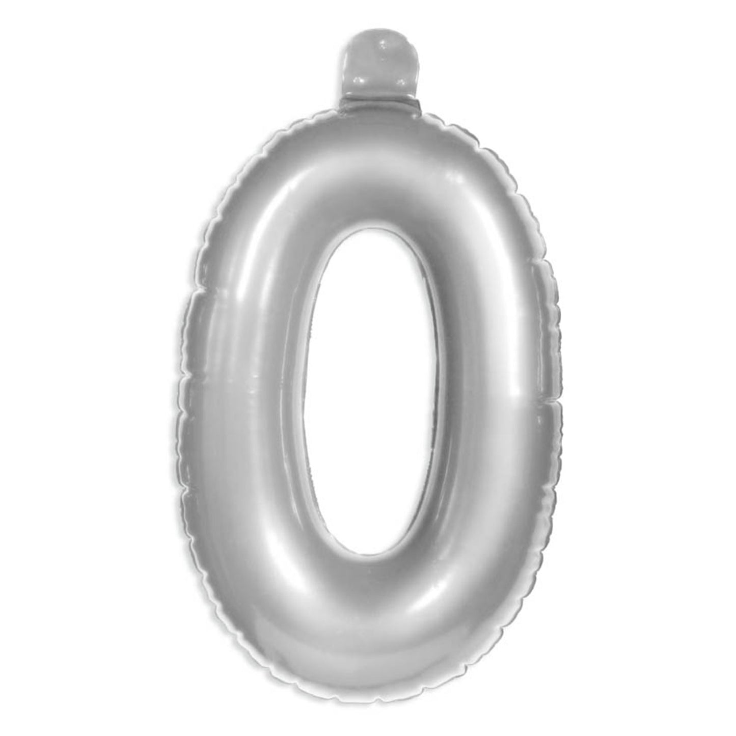 Ballon de figure 0 argent