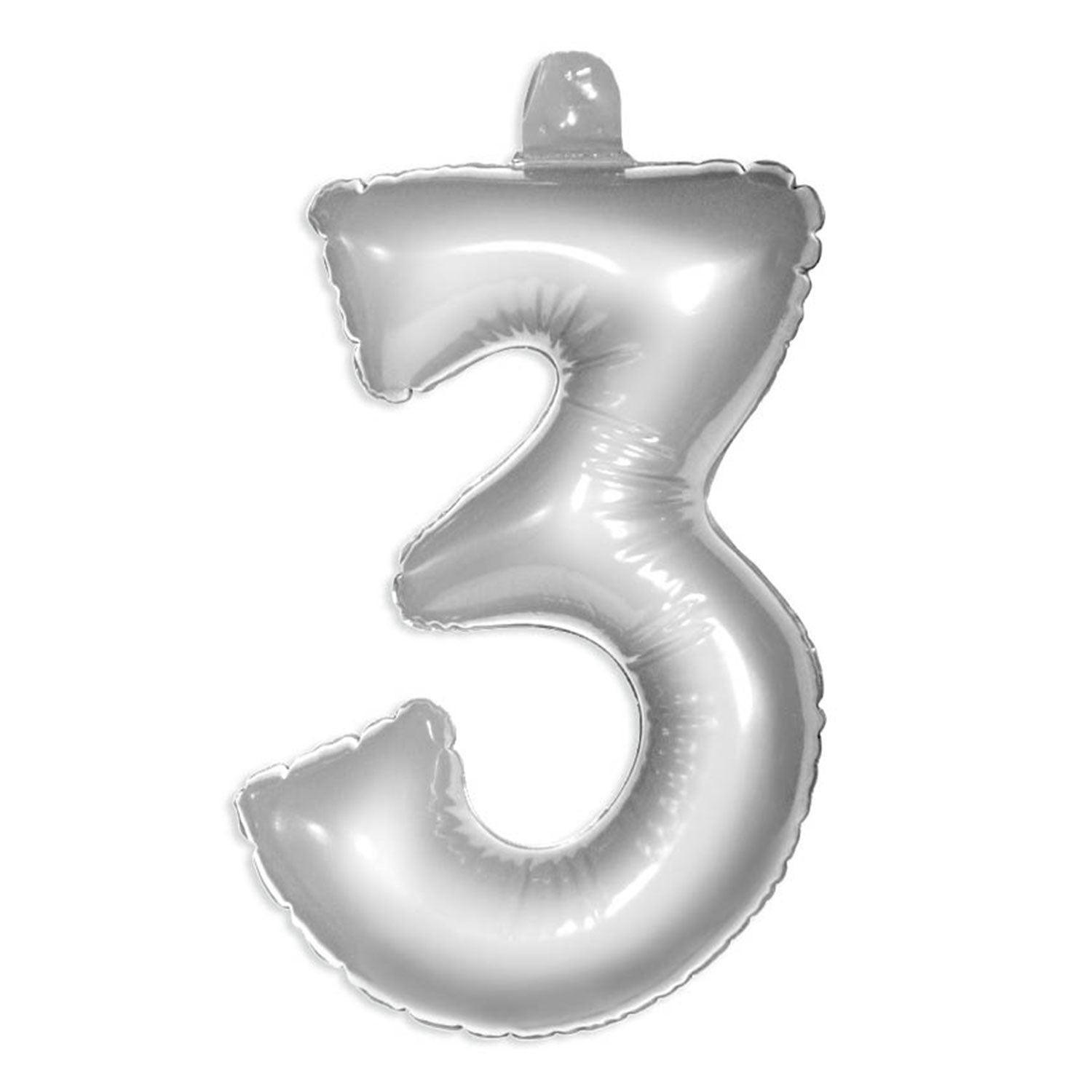 Figure ballon 3 argent