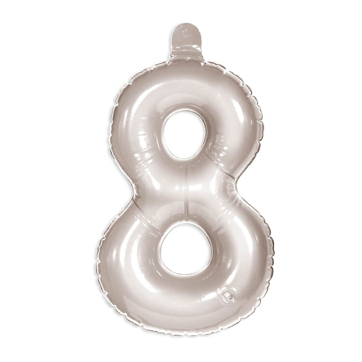 Ballon de figurines 8 argent
