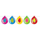 Ballons de ligne de drapeau 4 ans, 10mtr.