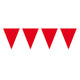 Ligne de drapeau xl rouge, 10mtr.