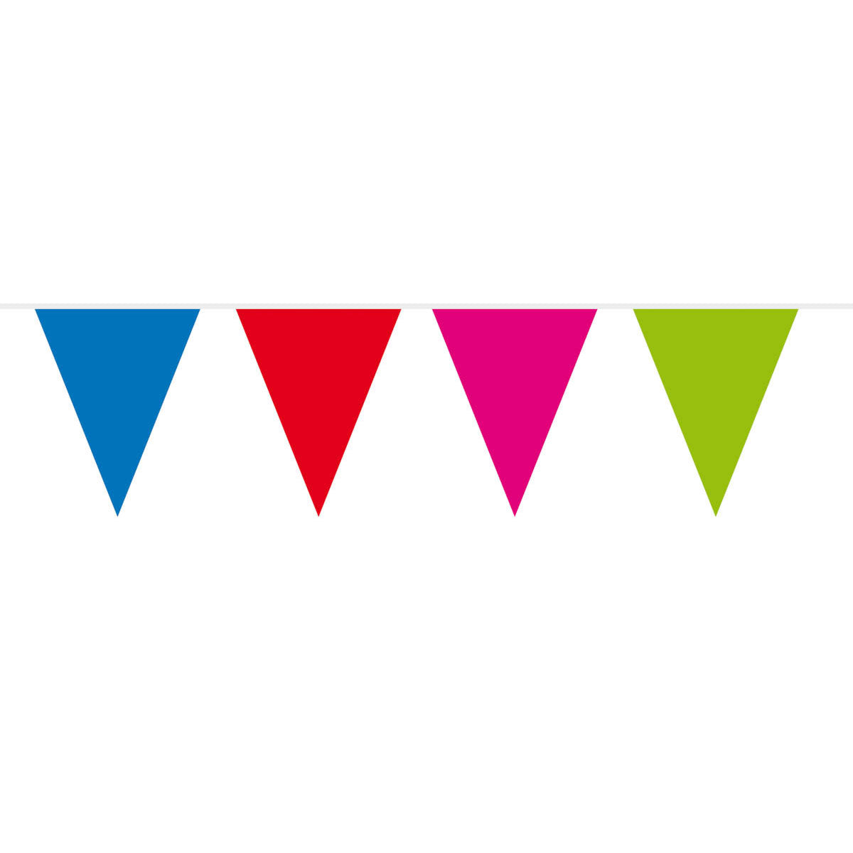 Ligne de drapeau xl coloré, 10mtr.