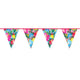 Ligne de drapeau fleurs tropicales, 10 mtr.