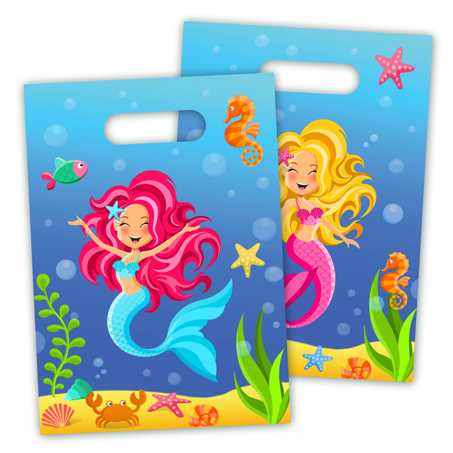 Distribuer des sacs sirène, 8e.