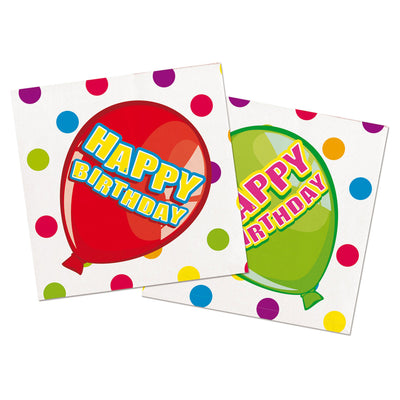 Napkins Joyeux anniversaire, 16e.