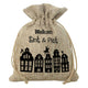 Sac cadeau de jute - Bienvenue Sint Piet