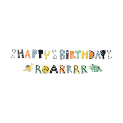Lettre Banner Dino Roars, 2e.