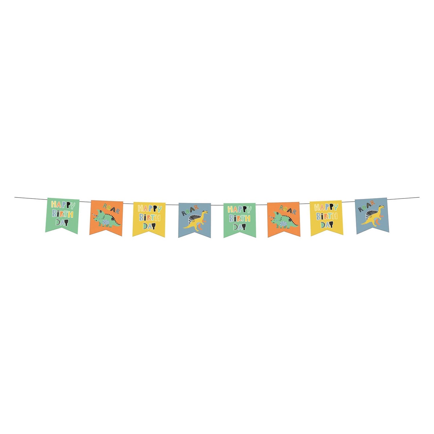 Dino Roars de ligne de drapeau, 6m