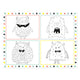 Coloriage folat bv Plememat monstre bash, 6st.