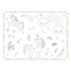 Placemats colorisables Unicorns Rainbows, 6e.