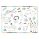 FOLAT BV Coloring Placemats Wild Animals 6st.