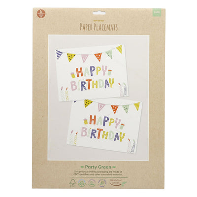 FOLAT BV PAPER PLATEMATS Party 6st.