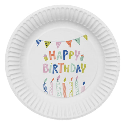 Paper Plates Eco Party 8st.