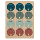 Stickers de noms cadeaux Sint et Piet, 12e.