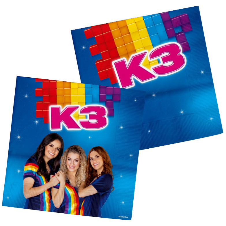 K3 serviettes, 20e.