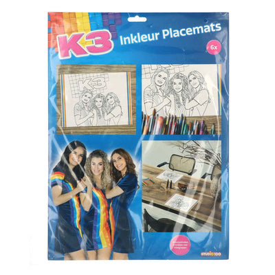 Pages à colorier k3, 6e.
