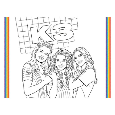 Pages à colorier k3, 6e.