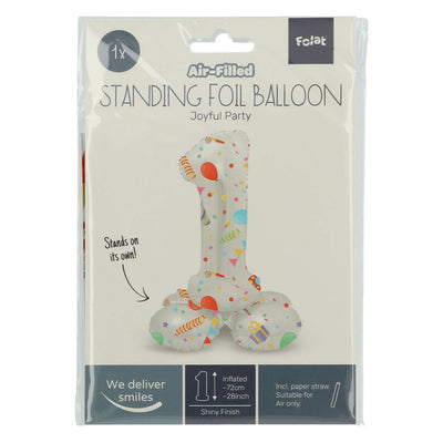 FOLAT BV SEEGNE FOIL Ball Joyful Party numéro 1 à72 cm