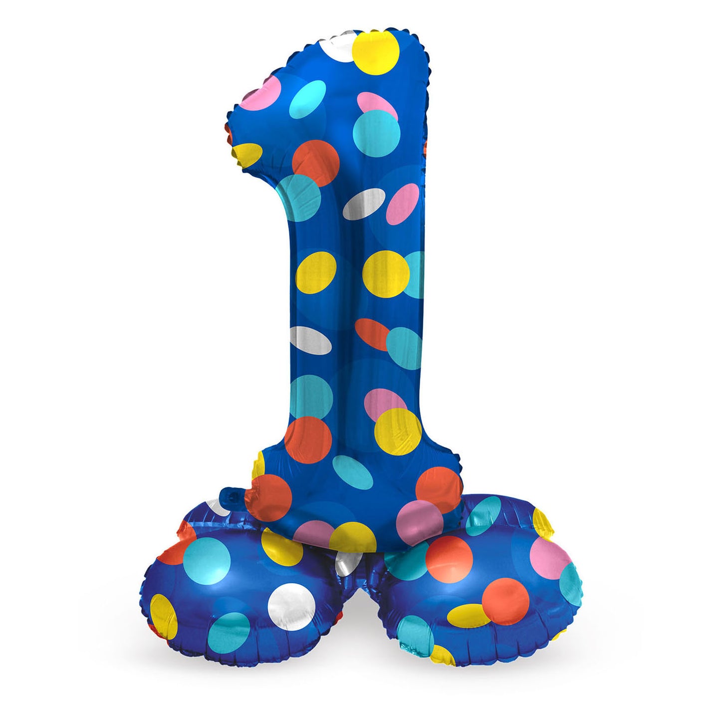 Folat bv foil ballon buts colorés figure 1 72cm