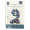 Ballon en feuille debout des points colorés Figure 9 - 72 cm
