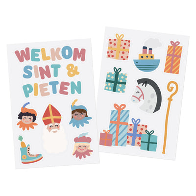 FOLAT BV RAAMSTICKERS Bienvenue Sint Pieten, 13e.