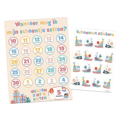 FOLAT BV SINTKALENDER Quand puis-je mettre ma chaussure?