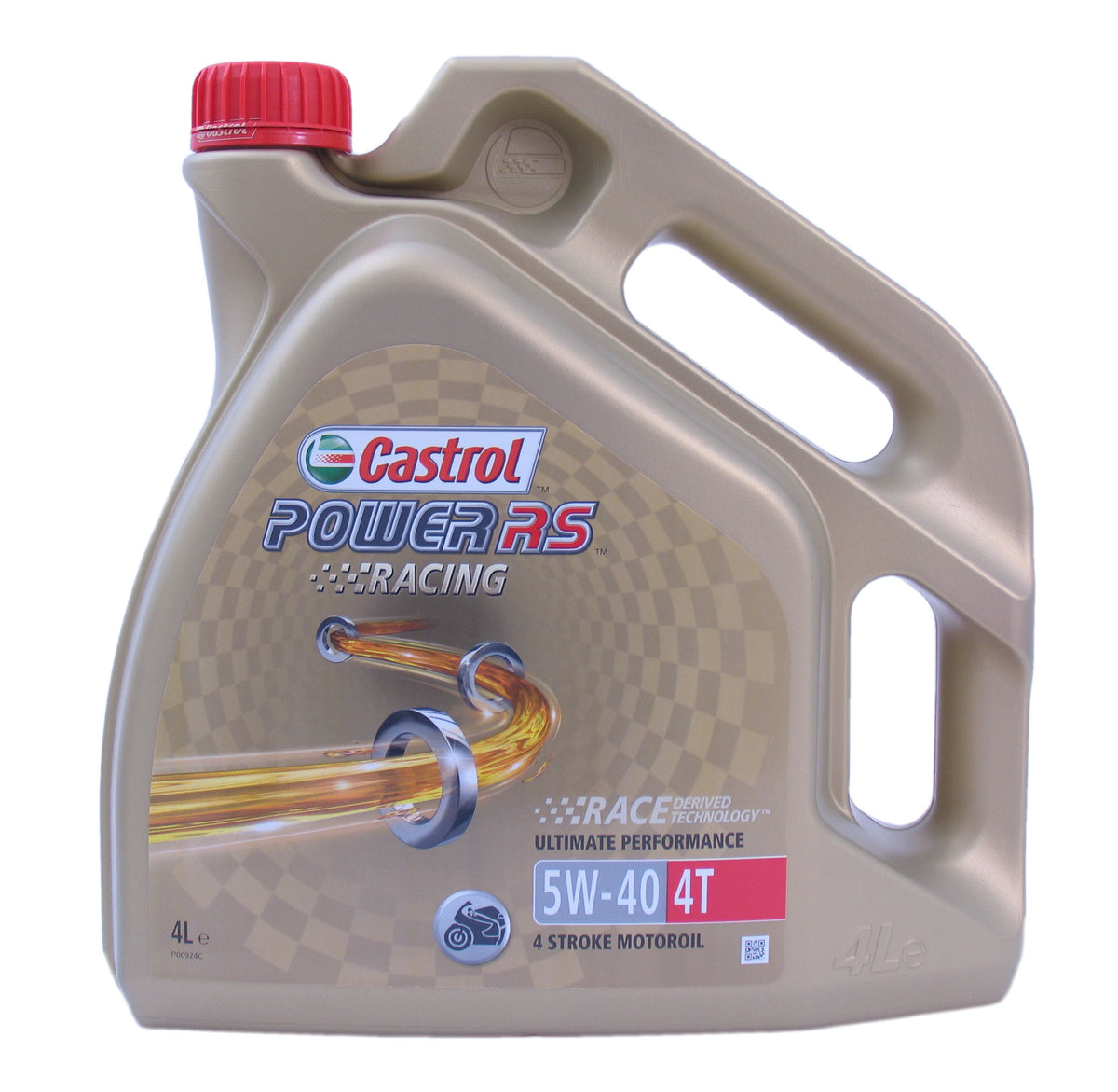Castrol Oil Power RS ​​Racing 4T 5W-40 Bouteille de 4 litres