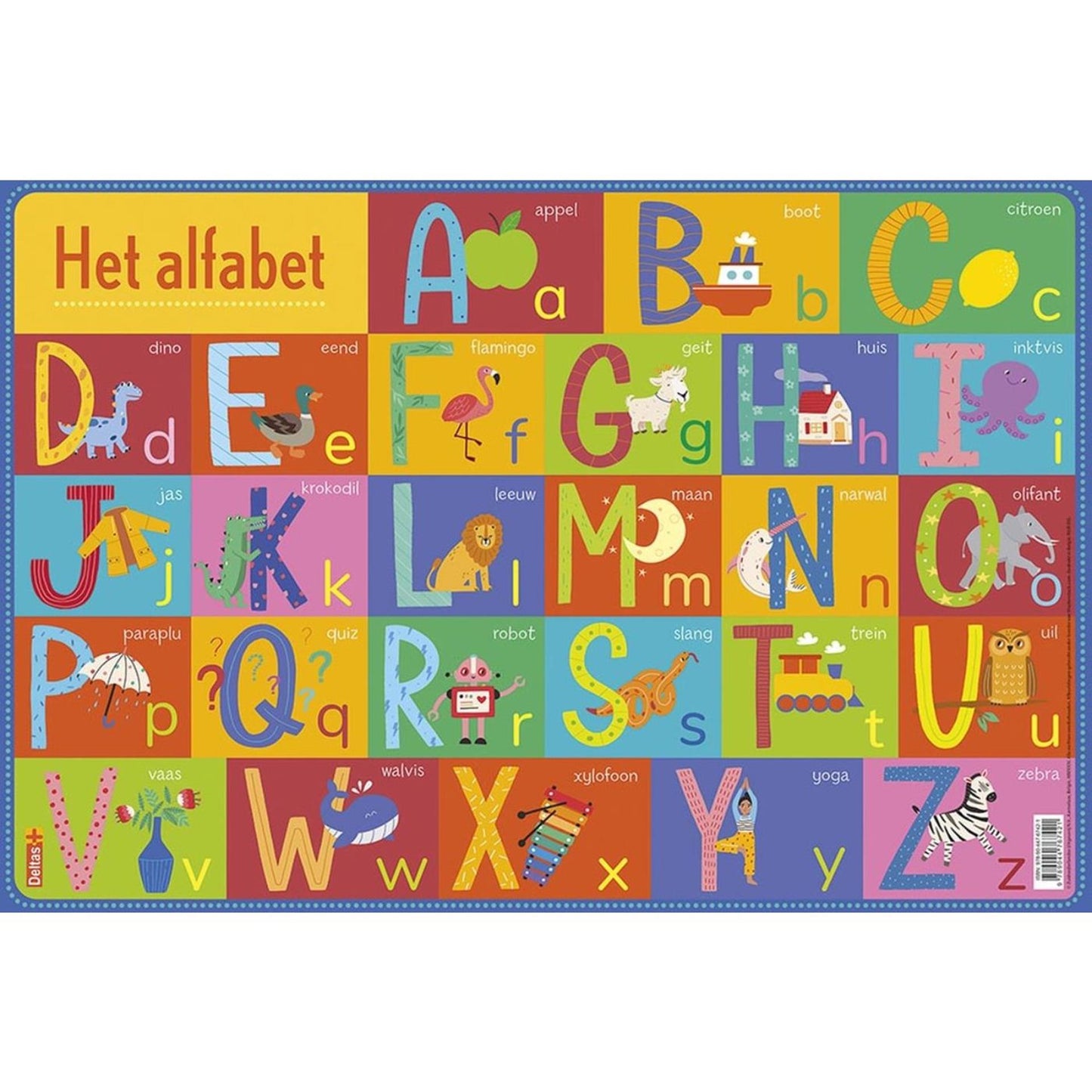 Montagnes russes Deltas - l'alphabet